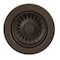 Nantucket Sinks Basket Strainer Kitchen Drain For Granite Composite Sinks Brown 3.5KD-GCCB - alternate 1